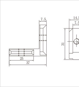鋁型材角槽連接件1