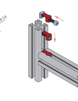 鋁型材內(nèi)置連接件安裝示意圖1