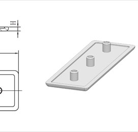 端面封板3D模型